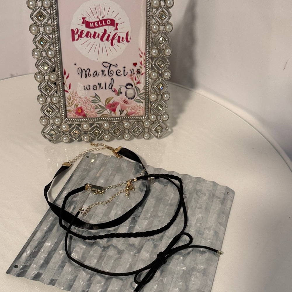 INC Black and Gold Women's Choker Set